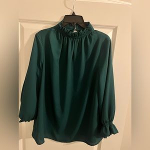 Green blouse